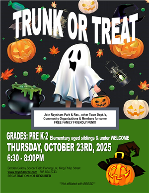 Trunk of Treat Flyer Print Image