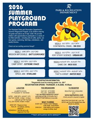 P&R 2026 summer program